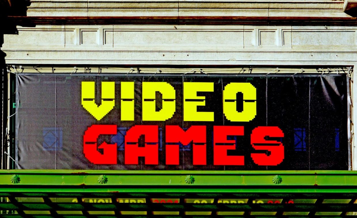 A banner displays "video games".